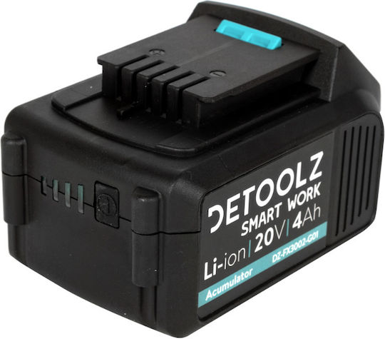 Detoolz Baterie Unealtă Litiu 20V cu Capacitate 4Ah