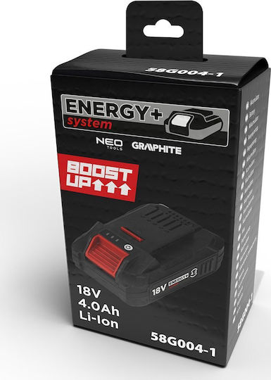 Graphite Tool Battery 18V with Capacity 4Ah
