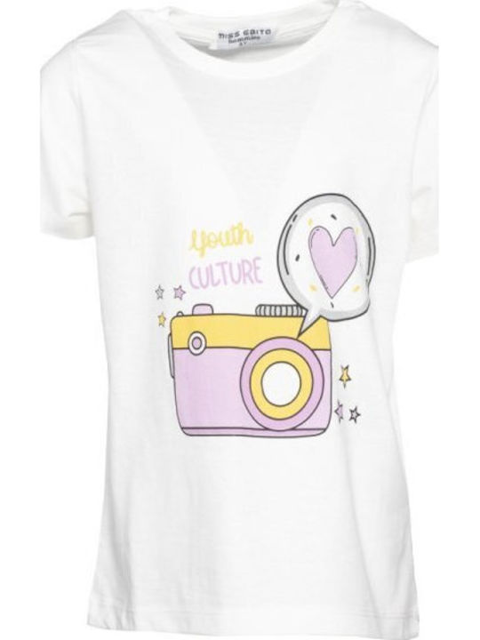Evita Kids' Pajamas Summer White H-150