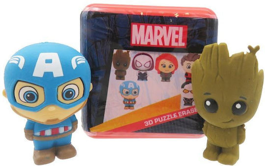 Set Două Radiere Puzzle Marvel Colecționabile