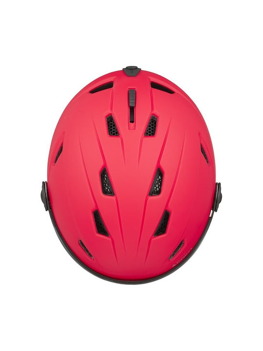 Cairn Impulse Visor Mat Ανδρικό Κράνος για Σκι & Snowboard σε Μωβ Χρώμα