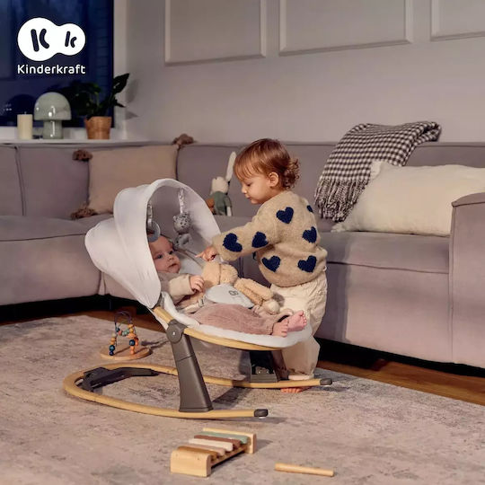 Kinderkraft Relax pentru Bebeluși Elsu Gri pentru Copil până la 9kg
