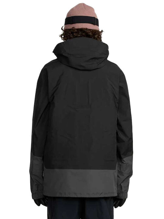 Volcom G0452600-BLK Ανδρικό Μπουφάν Gore-Tex για Σκι & Snowboard Μαύρο