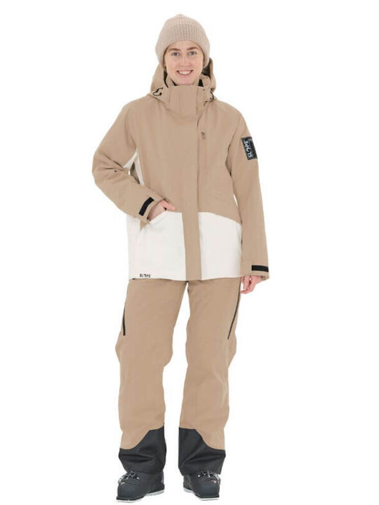 Slope Slope Kenai Women's Ski & Snowboard Jacket Brown SL243275-1193A