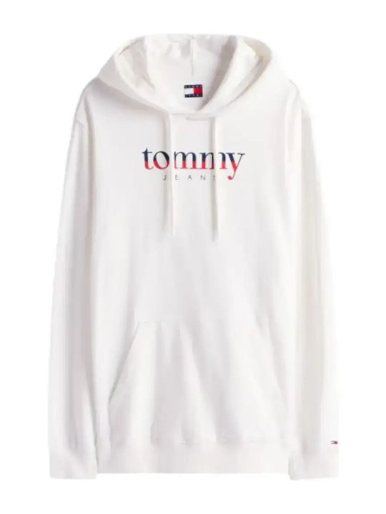Sweatshirt with Hood Ecru
