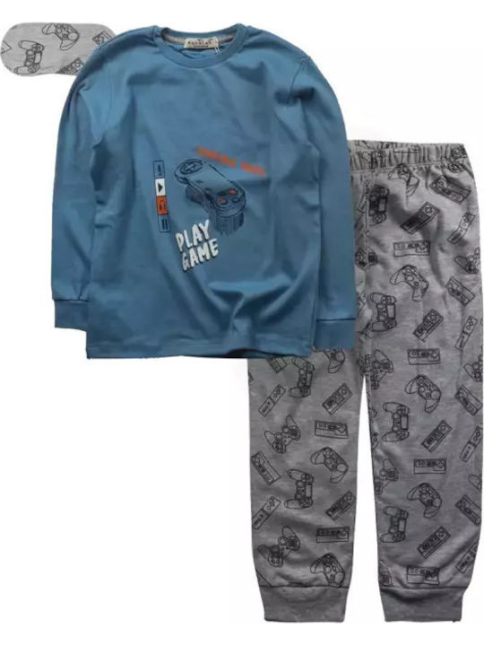 Evita Kids' Pajamas Winter Sky Blue
