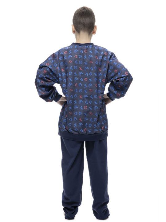 Galaxy Pijama pentru copii De iarnă Albastru
