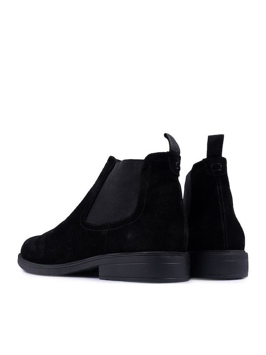 Piele Negru Ghete barbati