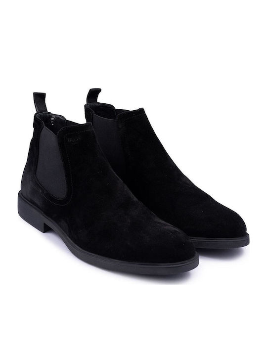 Piele Negru Ghete barbati