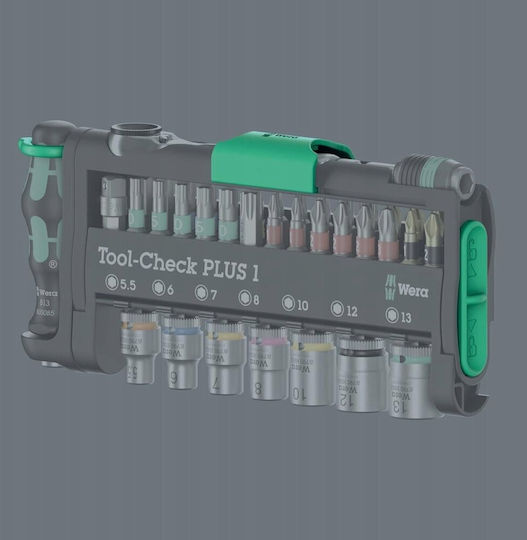 Wera Tool-Check Combi 1 Caseta cu 40 Unelte
