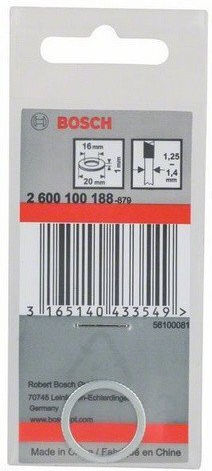 Bosch 2600100188 Adaptor pentru discuri 20x16x1,0