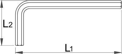 Unior Allen Wrench with Head 3mm