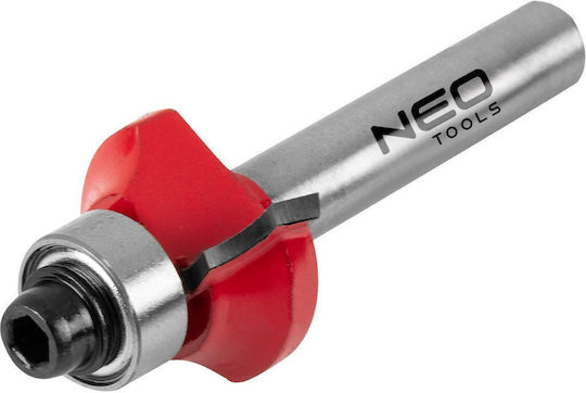 Shaped Milling Cutter With Bearing Rounding TCT 19 x 6.5 mm 6 mm Shank