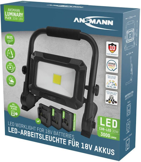 Ansmann Jobsite Light LED with Brightness up to 3000lm Light