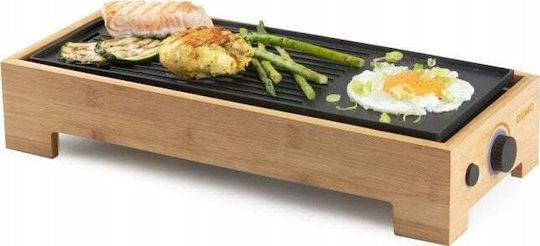 Domo Teppanyaki Grilling Plate with Adjustable Thermostat 1800W 42x28cm.