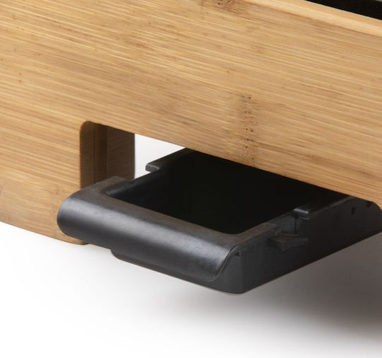 Domo Teppanyaki Grillplatte mit einstellbarem Thermostat 1000W 36x14cm