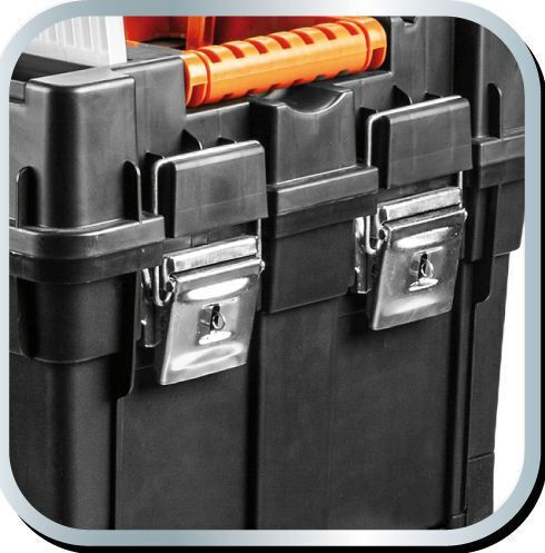 Neo Tools 84-115 Tool Storage Metallic Wheeled Box W49.5xD36xH70cm 421682