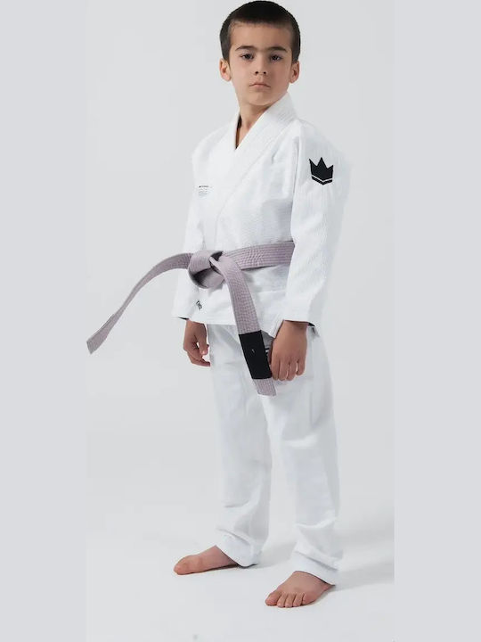 Kingz Kore Παιδική Στολή Jiu Jitsu Λευκή