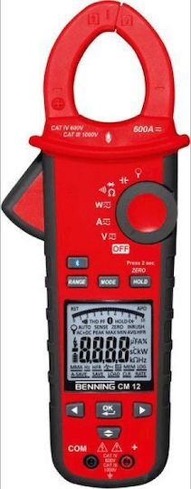 Benning Αμπεροτσιμπίδα Ψηφιακή 600A AC 044680 True RMS