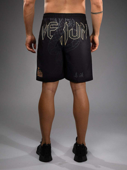 Σορτσάκια Προπόνησης Venum Serpenti Training Shorts Black Silver Gold