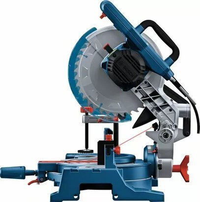 Bosch Miter Saw Electric with Power 1750W, Laser Guide, Cutting Disc Diameter 130mm & Cutting Speed 5000rpm