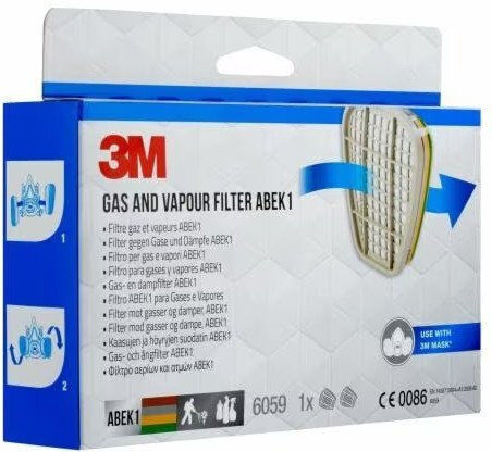 3M 6059 Abek1 Safety Mask Spare Part