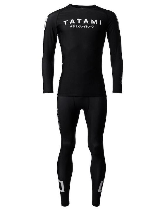 Tatami Fightwear Lung Bărbați Legginguri Arte Marțiale Negru
