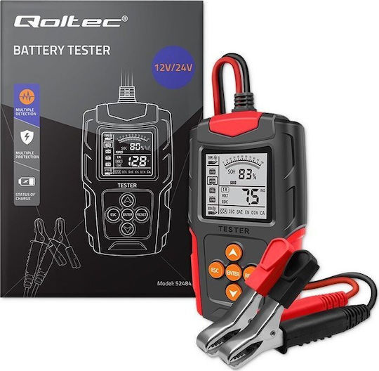 Qoltec Дигитален Тестер за батерии