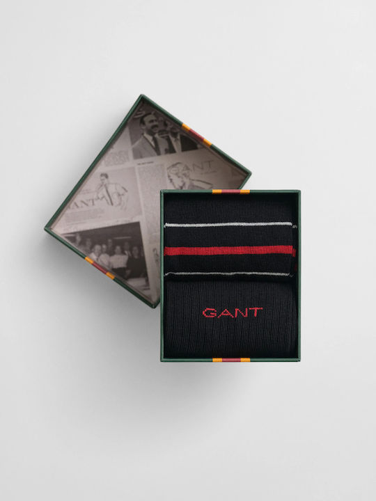 Gant Ανδρικές Κάλτσες Black 2Pack Gant Ανδρικές Κάλτσες Black 2Pack