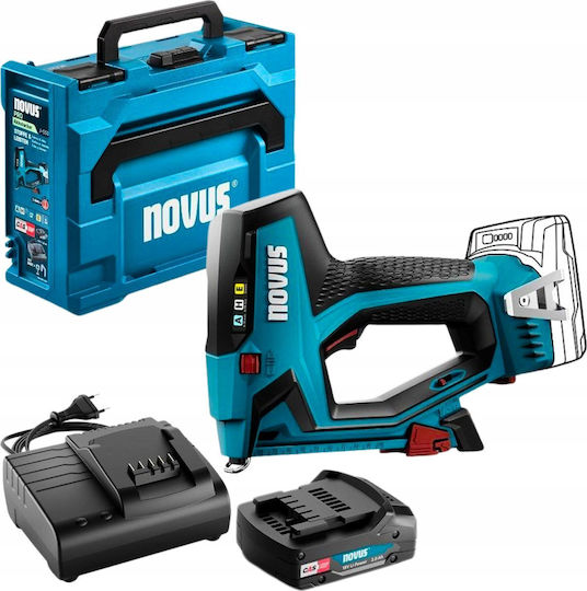 Battery Stapler Novus J-550 Set Metabox