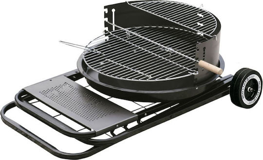 Master Grill & Party Ανοξείδωτη Ψησταριά Κάρβουνου με Θερμόμετρο 84x84εκ.