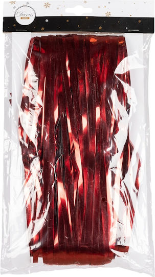 Κουρτίνα Pet Shiny Christmas Red 90×200cm Decoris 435511 00054319