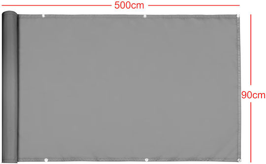 Balkonschutz Sichtschutz Betonoptik 5m