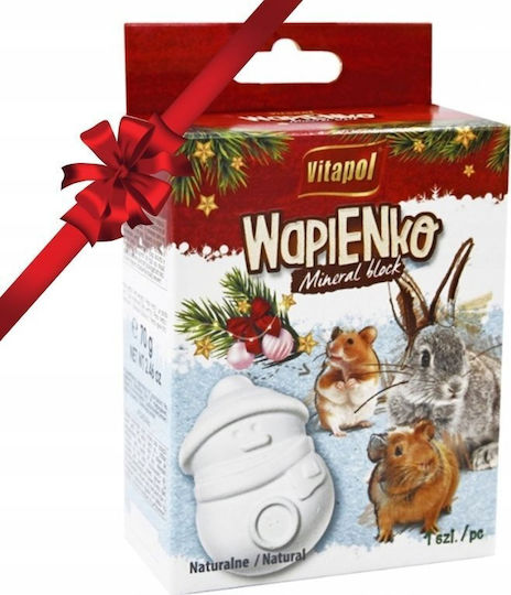 Ασβεστολιθικός Κύβος Vitapol Snowman Φυσικός Τρωκτικά 12314838 5904479070012