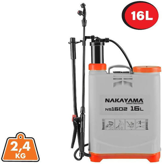 Nakayama NS1602 Backpack Sprayer with Capacity 16lt