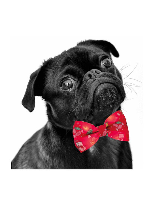 Cravată Bow Tie Led De Crăciun Pentru Câine Nobby 52157 Xmas Flashing Roșie 10x6cm