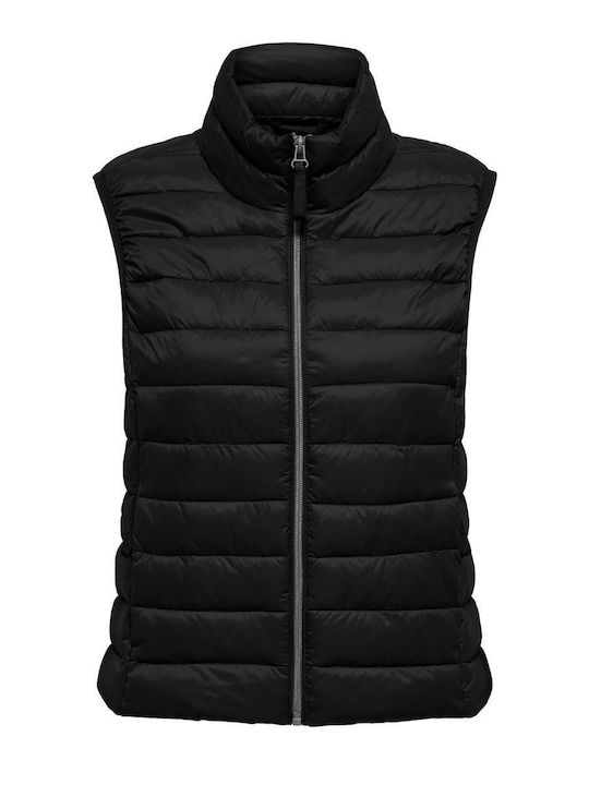 Women's Puffer Jacket for Winter Vest, Black