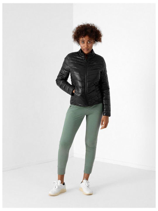 Women's for Hiking Short Puffer Jacket for Winter Black