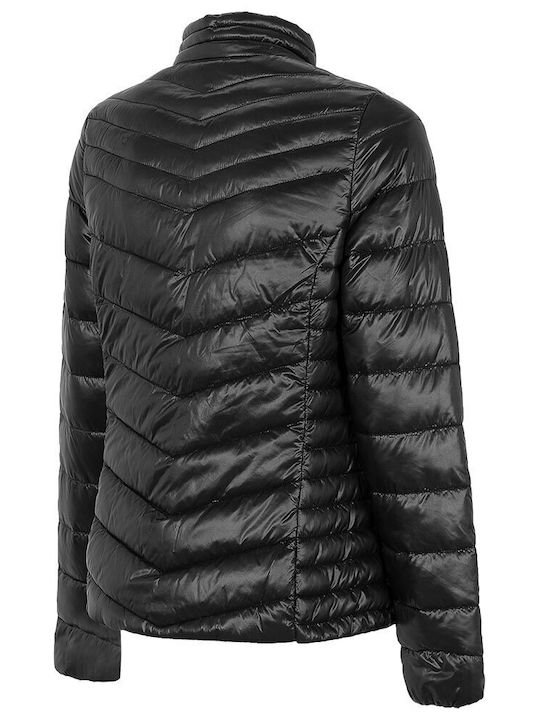 Women's for Hiking Short Puffer Jacket for Winter Black