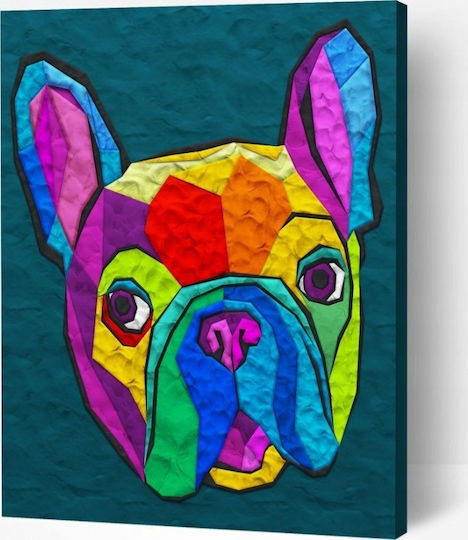 Planet Splat Planet Tablou Lut Bulldog Francez 30x40cm
