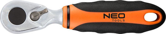Neo Tools Chei cu clichet 48 Dinti cu Patrat 1/4" Lungime 10.5cm.