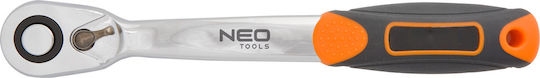 Neo Tools Ratschen mit Vierkant 1/4" Länge 14.5cm.