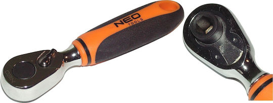 Neo Tools Chei cu clichet 48 Dinti cu Patrat 1/4" Lungime 10.5cm.