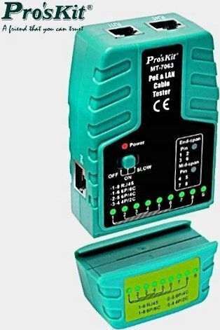 Proskit Network Cable Tester RJ11 / RJ12 / RJ45 MT-7063