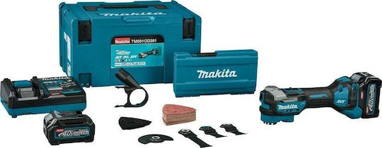 Makita Electric Brushless Oscillating Multi Tool 40V 2x2.5Ah with Speed Control TM001GD201