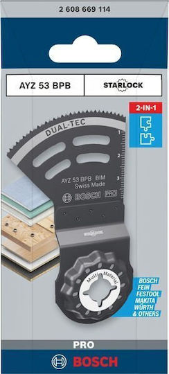 Bosch Pro Ayz 53 Bpb Dual-tec Λάμα Multi-material #2608669114
