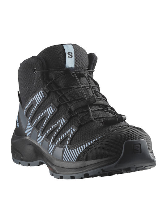 Kids Hiking Boots Xa Pro V8 Mid Waterproof Black