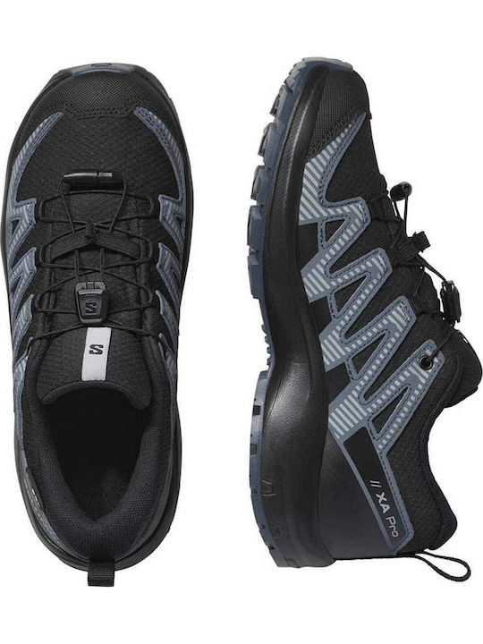 Kids Hiking Shoes Xa Pro V8 Waterproof Black