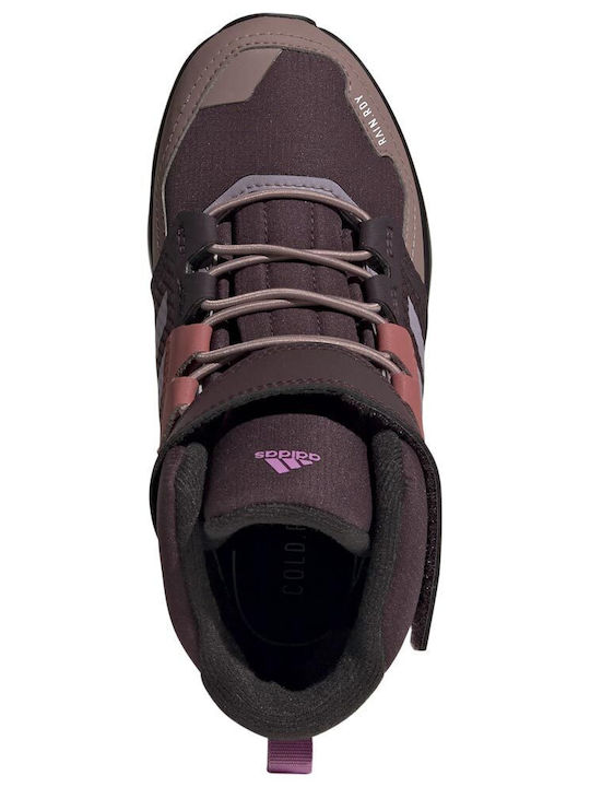 Παιδικά Μποτάκια Πεζοπορίας Terrex Trailmaker COLD.RDY Αδιάβροχα Shadow Maroon / Matt Purple Met. / Pulse Lilac