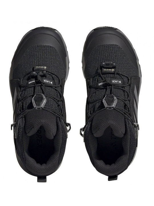 Kids Hiking Boots Terrex Mid Gore Tex Waterproof Black
